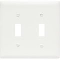 Pass & Seymour Wht 2G 2Tog Wall Plate TP2WCC30